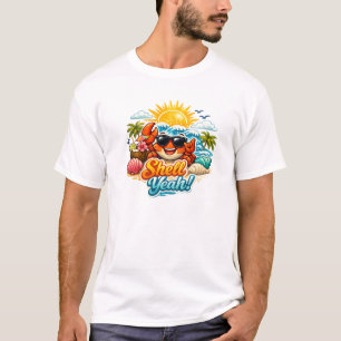 Gouden Zomer Ontsnapping – Basis T-shirt voor Here