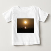 Gouden Zomerzonsondergang Reflectie op het strand (Voorkant)