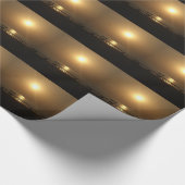 Gouden Zomerzonsondergang Reflectie op het strand Cadeaupapier (Hoek)