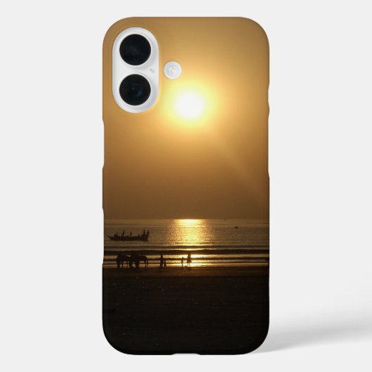 Gouden Zomerzonsondergang Reflectie op het strand Case-Mate iPhone Case (Achterkant)