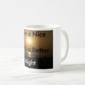 Gouden Zomerzonsondergang Reflectie op het strand Koffiemok (Voorkant rechts)