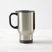 Gouden Zomerzonsondergang Reflectie op het strand Reisbeker (Links)