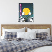 Gouden Zon, Bergvogels Canvas Afdruk (Insitu (Slaapkamer))