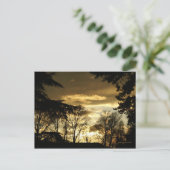 gouden zon briefkaart (Staand voorkant)