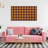 Gouden Zon Canvas Afdruk (Insitu (Woonkamer))