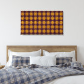 Gouden Zon Canvas Afdruk (Insitu (Slaapkamer))