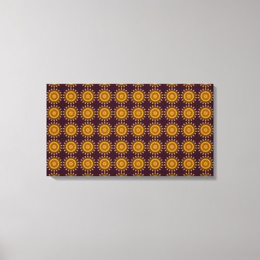 Gouden Zon Canvas Afdruk (Voorkant)