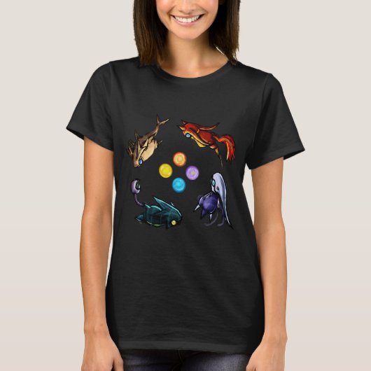 Gouden Zon Djinn T-shirt (Voorkant)