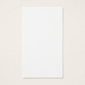 Gouden Zon en Hand Faux Folie Sieraden Display Kaa Visitekaartje (Achterkant)