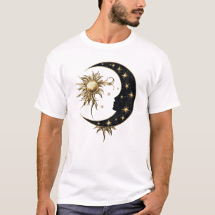 Gouden Zon & Maan T-shirt