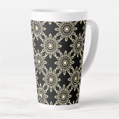 Gouden Zon Retro Latte Mok (Rechterhoek)