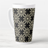 Gouden Zon Retro Latte Mok (Linkerhoek)