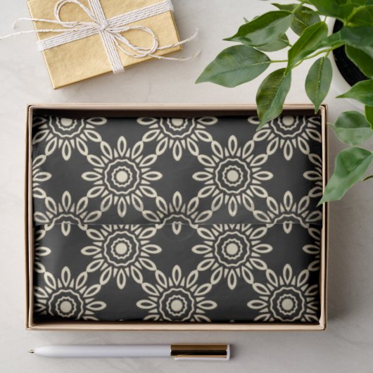 Gouden Zon Retro Tissuepapier (Geschenk)