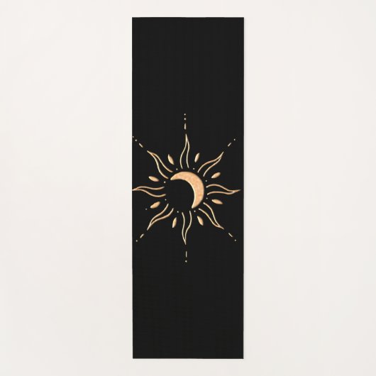 Gouden Zon Yogamat (Voorkant)
