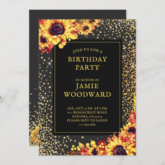 Gouden zondag kaart (Voorkant / Achterkant)