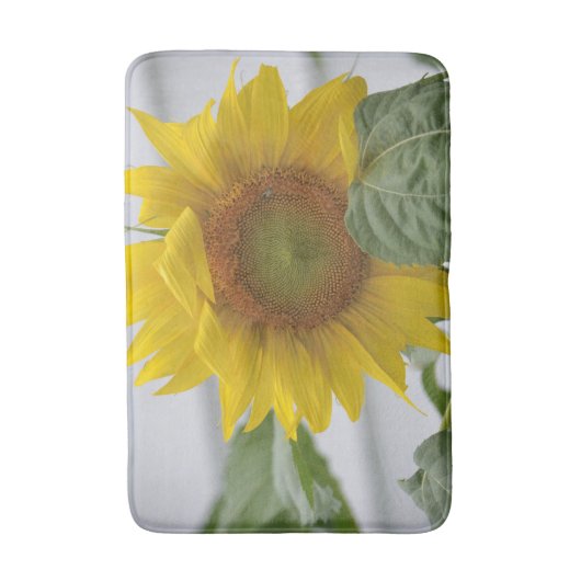 gouden zonnebloem badmat (Voorkant Verticaal)