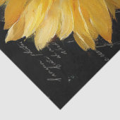 Gouden Zonnebloem Boeket Decoupage Tissuepapier (Detail)