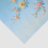 Gouden Zonnebloem Botanische Decoupage Tissuepapier (Detail)