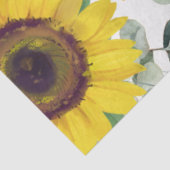 Gouden Zonnebloem Eucalyptus Greenery Tissuepapier (Detail)