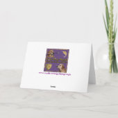 Gouden Zonnebloem gefeliciteerd Kaart (Achterkant)