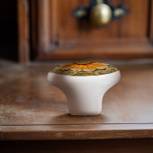 Gouden Zonnebloem Glorie Keramische Knob Pull Keramische Knop