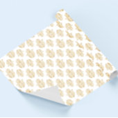 Gouden Zonnebloem Hamsa Hand Cadeaupapier