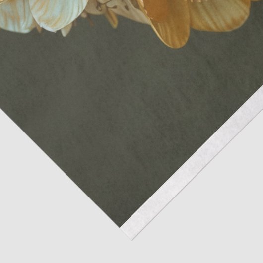 Gouden Zonnebloem Hoofdtooi Decoupage Tissuepapier (Detail)