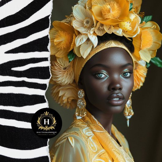 Gouden Zonnebloem Hoofdtooi Decoupage Tissuepapier