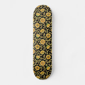 gouden zonnebloem persoonlijk skateboard (Voorkant)