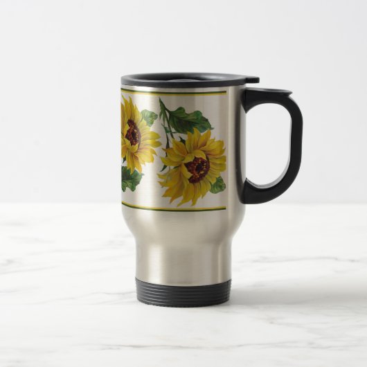 gouden zonnebloem reisbeker (Rechts)