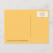 Gouden Zonnebloem Save Datum Bruid Bruidegom Huwel Aankondigingskaart (Achterkant)