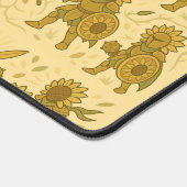 Gouden Zonnebloem Strijder Kunst Bureaumat (Hoek)