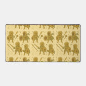 Gouden Zonnebloem Strijder Kunst Bureaumat (Voorkant)