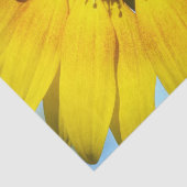 gouden zonnebloem tissuepapier (Detail)