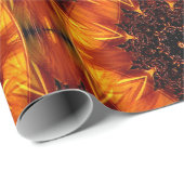 Gouden zonnebloemen..... cadeaupapier (Rol Hoek)