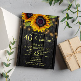 Gouden zonnebloemen landelijke schuur hout veertig kaart