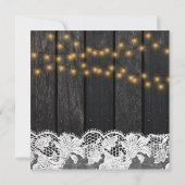 gouden zonnebloemen, plattelandshout kaart (Achterkant)