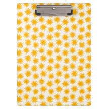 Gouden Zonneburst Patroon Klembord