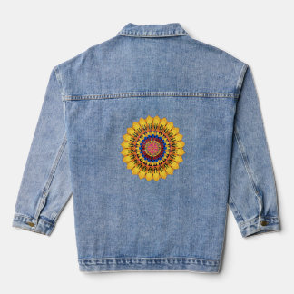 Gouden zonnestraal denim jacket