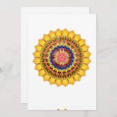 Gouden zonnestraal - Envelop Kaart (Voorkant / Achterkant)