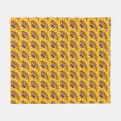 Gouden zonnestraal fleece deken (Voorkant (Horizontaal))