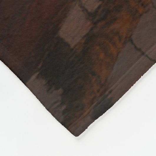 Gouden zonsondergang boven het kustdorp fleece deken (Hoek)