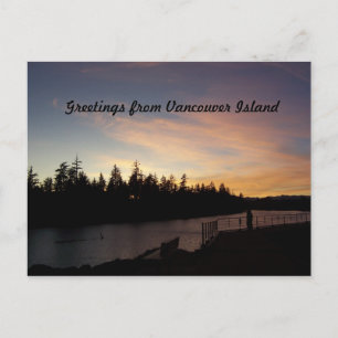 Gouden Zonsondergang Briefkaart