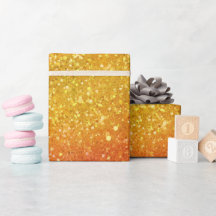 Gouden Zonsondergang Gemengd Oranje Glitter Patroo