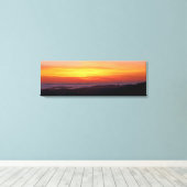 Gouden Zonsondergang Landschap Canvasprint Canvas Afdruk (Insitu (Houten vloer))