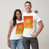 Gouden zonsondergang t-shirt (Unisex)