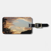 gouden zonsopgang bagagelabel (Voorkant horizontaal)