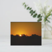 Gouden Zonsopgang Briefkaart (Staand voorkant)
