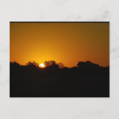 Gouden Zonsopgang Briefkaart (Voorkant)