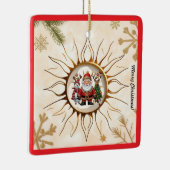 "Gouden zonsopgang" Keramisch Ornament (Rechts)